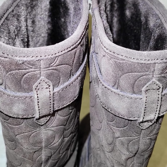 Coach EMBS Suede Chestnut size 5.5 M - Picture 8 of 9